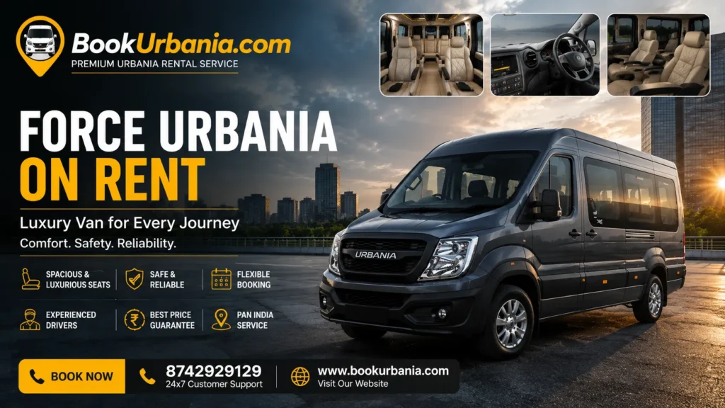 Force Urbania Van on Rent in Delhi: Luxury Urbania Rental Delhi 1